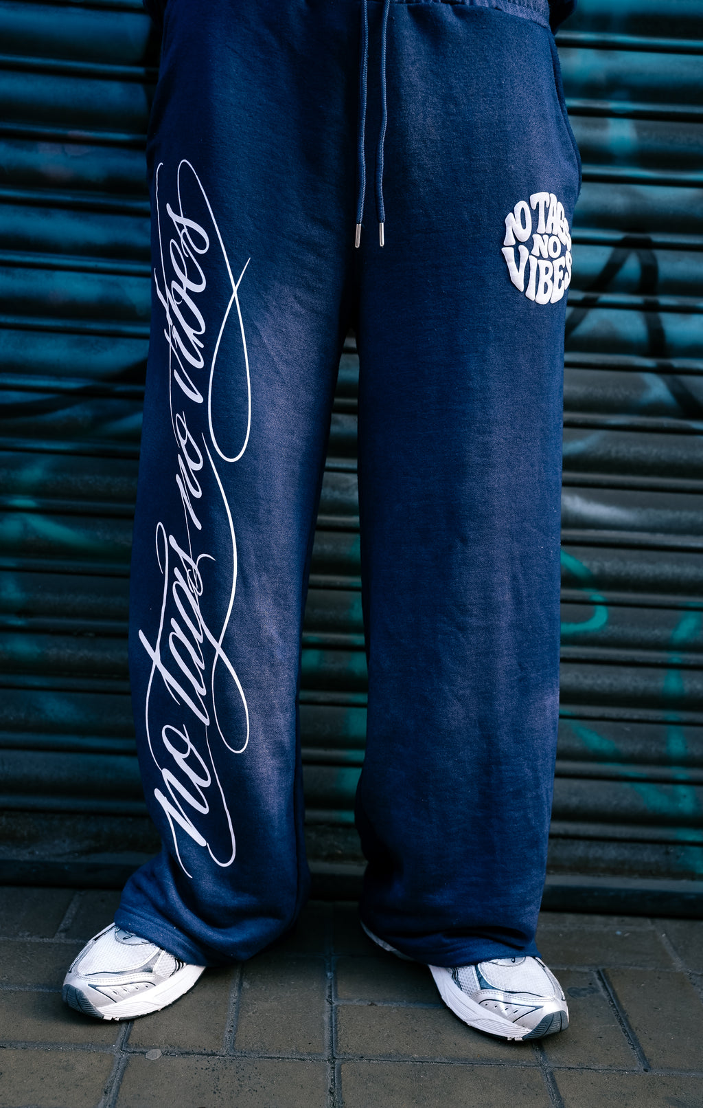 Navy washed Sweatpants