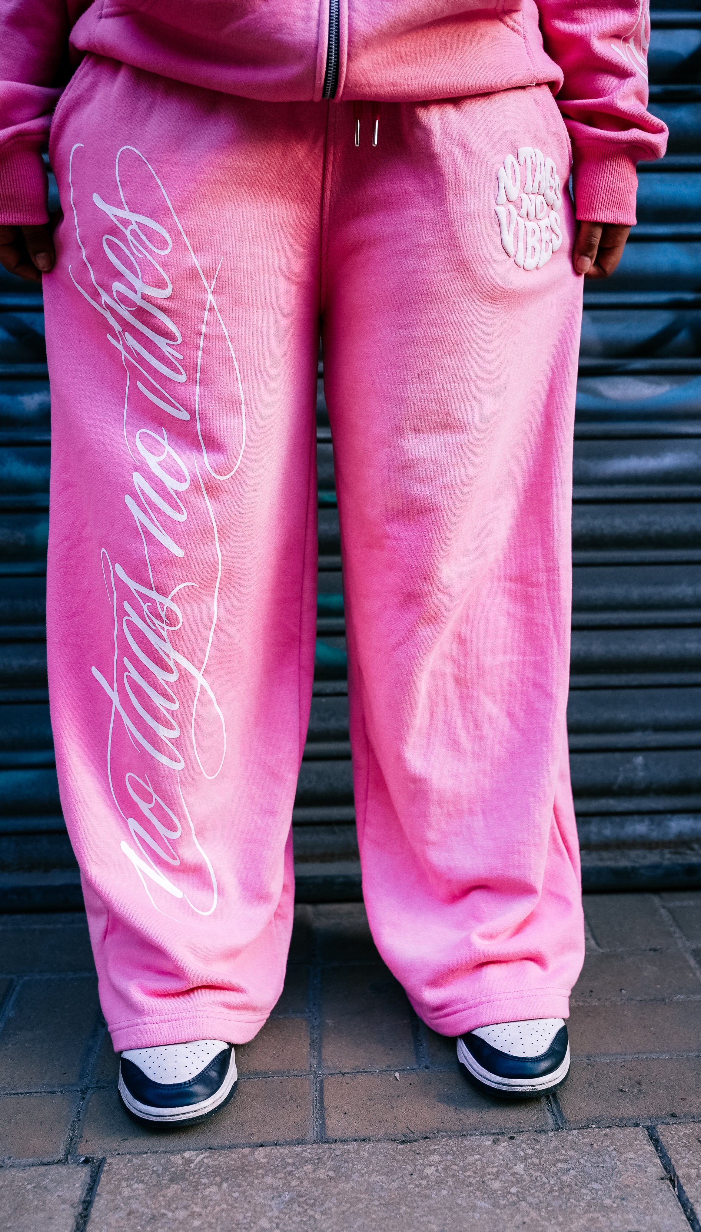 Pink washed sweatpants