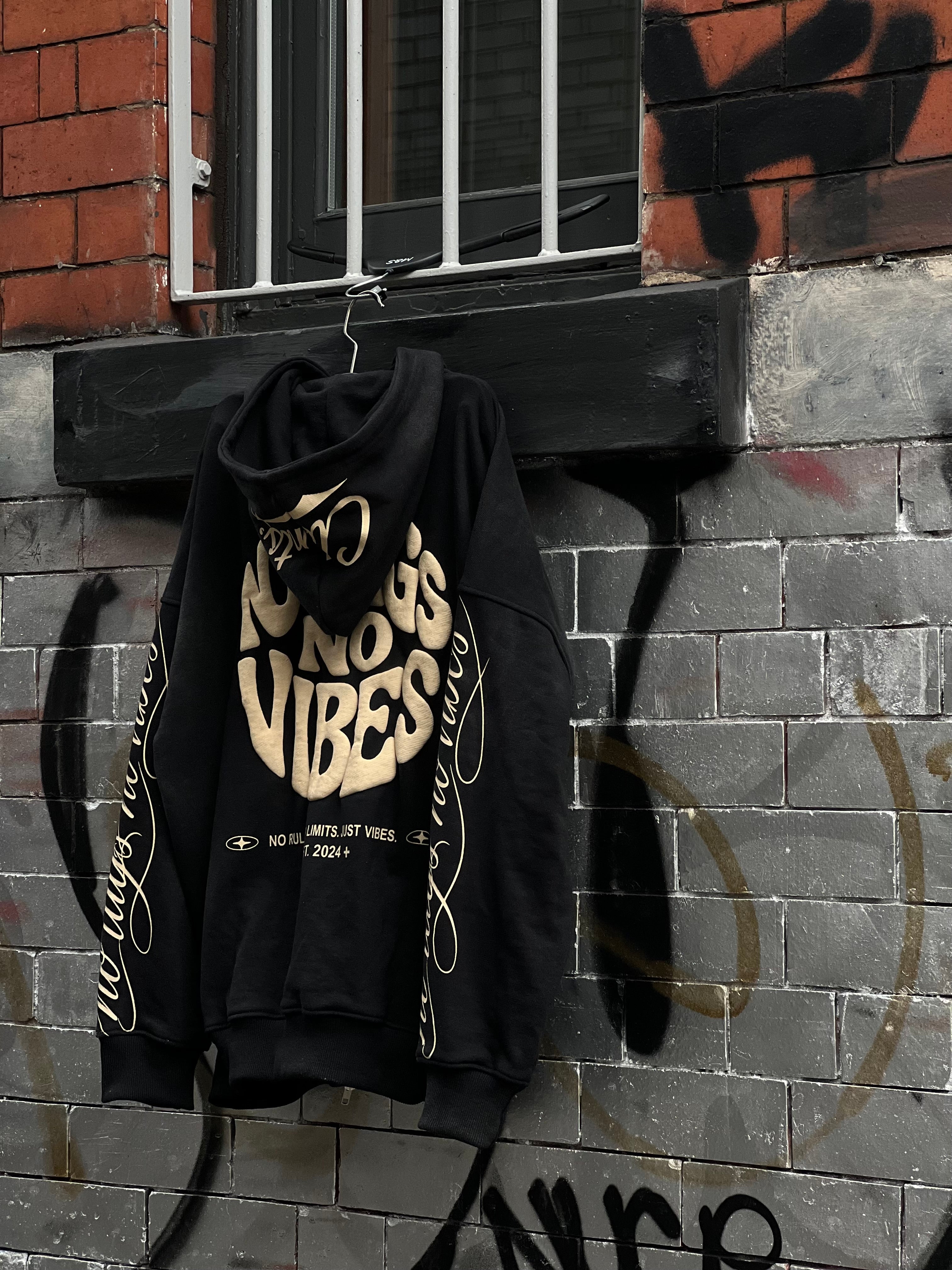 Black washed Hoodie