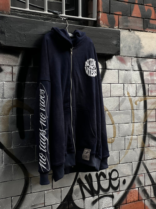 Navy washed Hoodie
