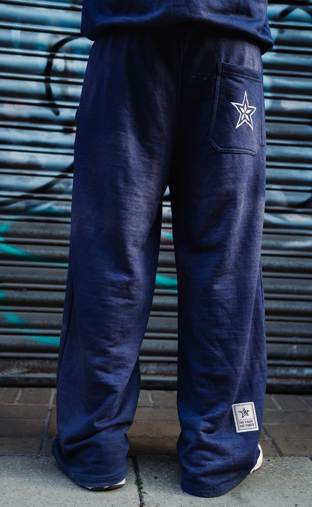 Navy washed Sweatpants