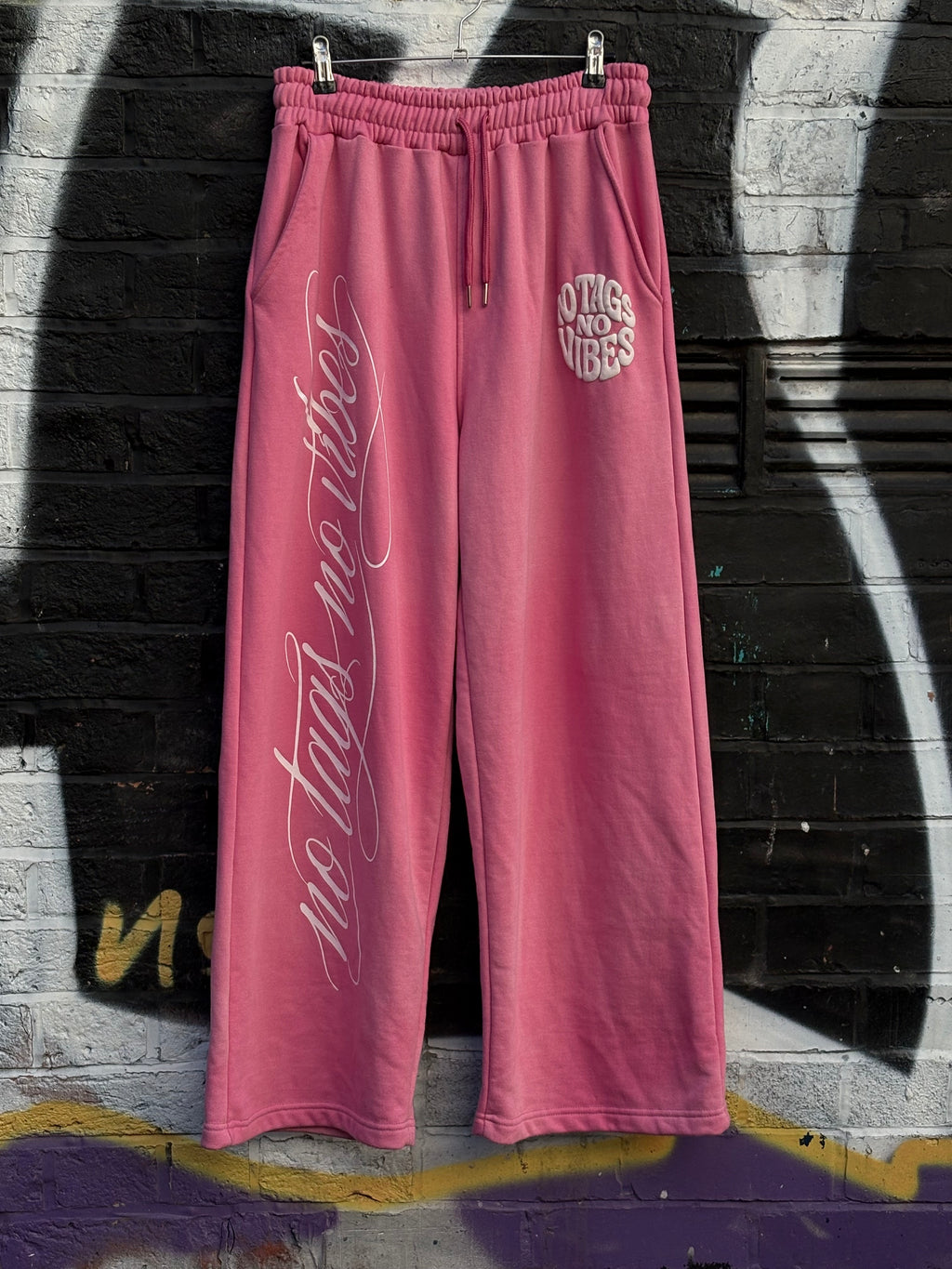 Pink washed sweatpants